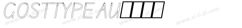 GOSTTYPE AU字体转换